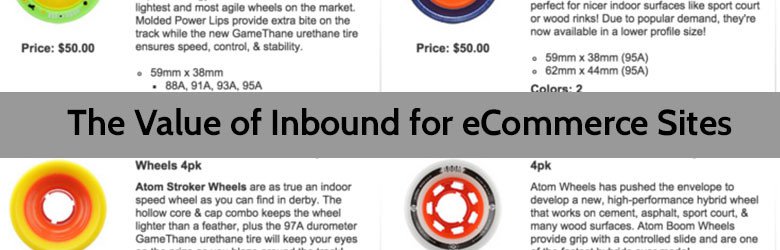 the value of inbound for ecommerce sites.