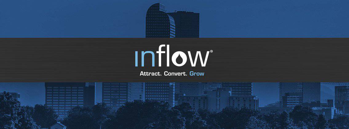 Logo: Inflow. Attract. Convert. Grow. 