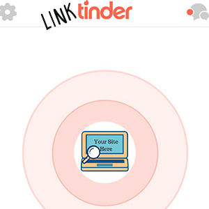 An illustration of an app named Link Tinder. 