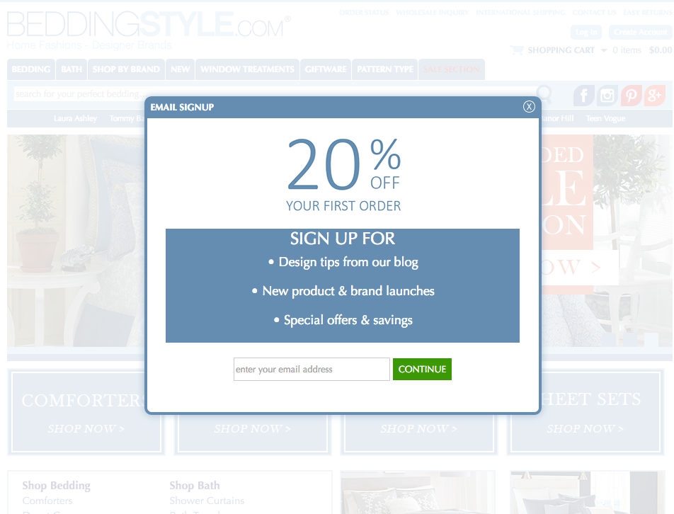 Bedding Style Offer