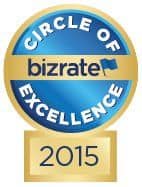 Award: Bizrate Circle of excellence 2015. 