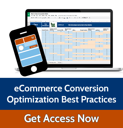 Ecommerce Conversion optimization Best Practices. Get Access Now. 