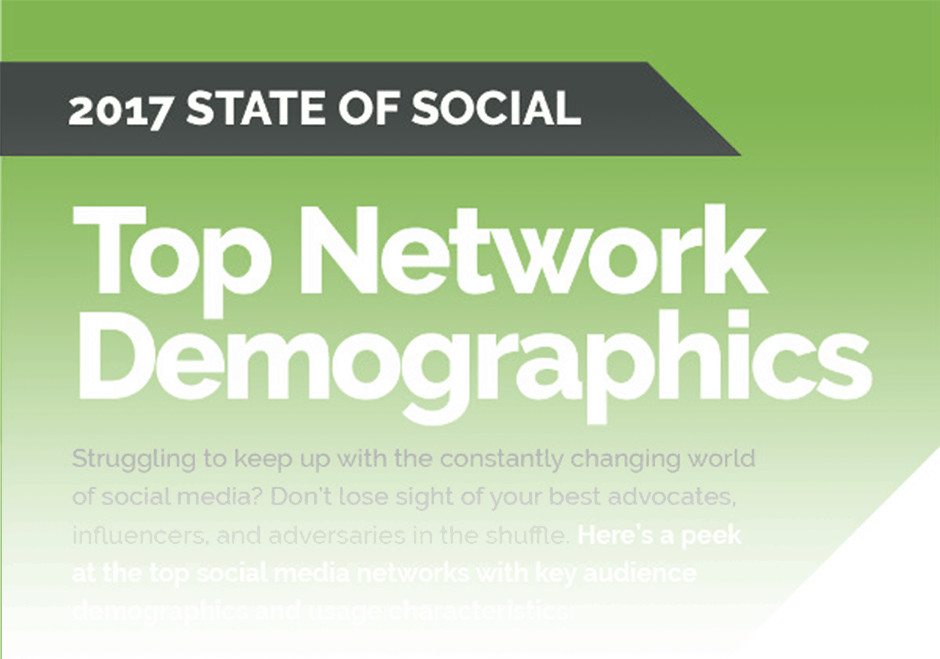 2017 State of Social. Top Network Demographics. 