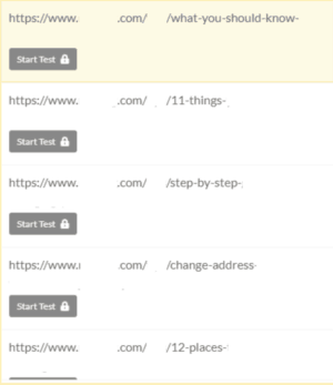 ClickFlow URLs showing what they presume to be content decay