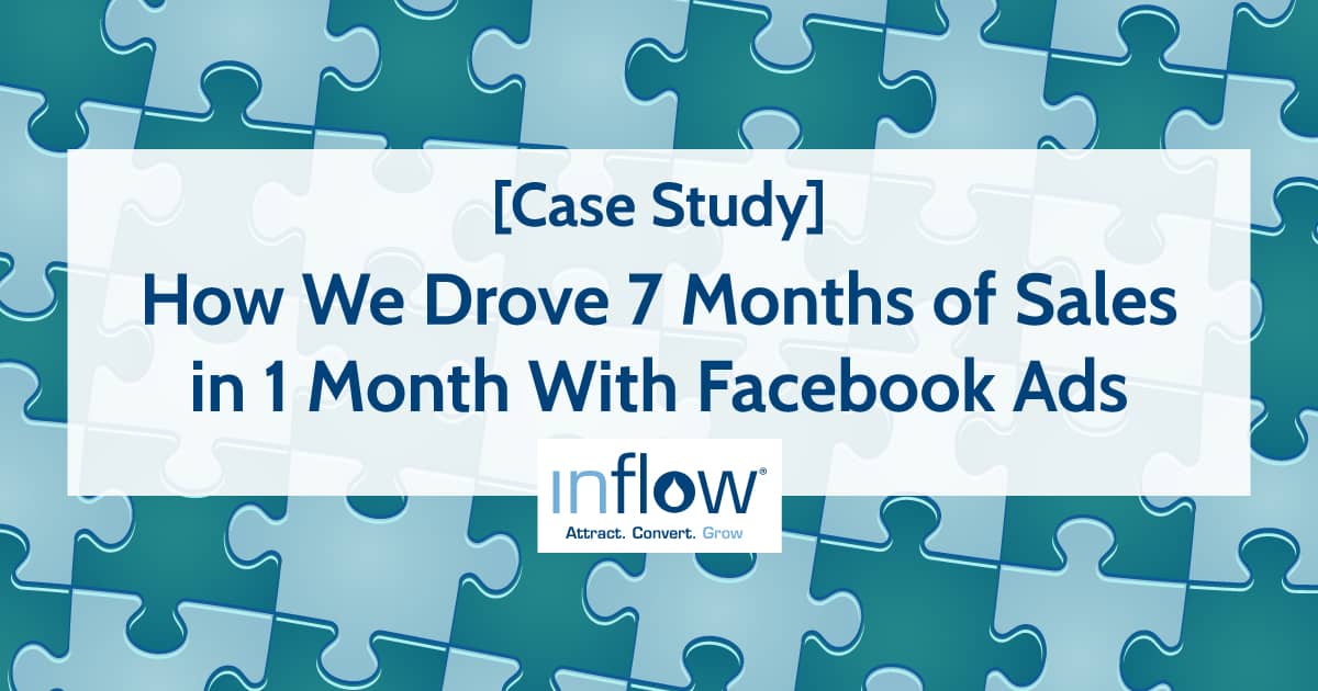 How 2 Facebook Ads Generated 7 Months Of Sales In 30 Days Inflow How 2 Facebook Ads Generated 7 Months Of Sales In 30 Days Inflow