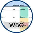 Icon: Work Breakout Template.