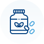 Icon: Health and nutrition products.