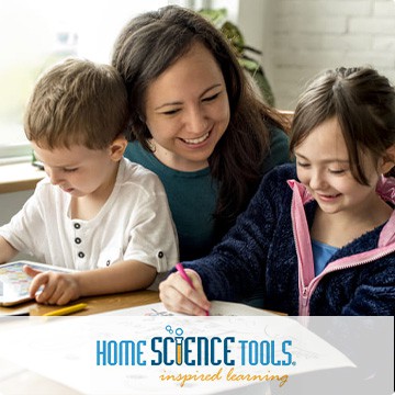 Logo: Home Science Tools. Inspired learning. 