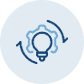 Icon: Idea cycle.
