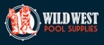 Logo: Wild West Pool Supplies. 