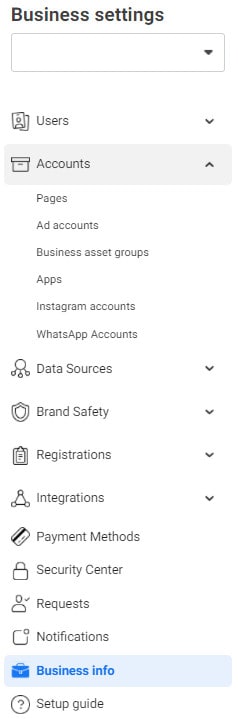 FB Business Settings: Business Account vs Personal Account (Facebook  Business Manager) 