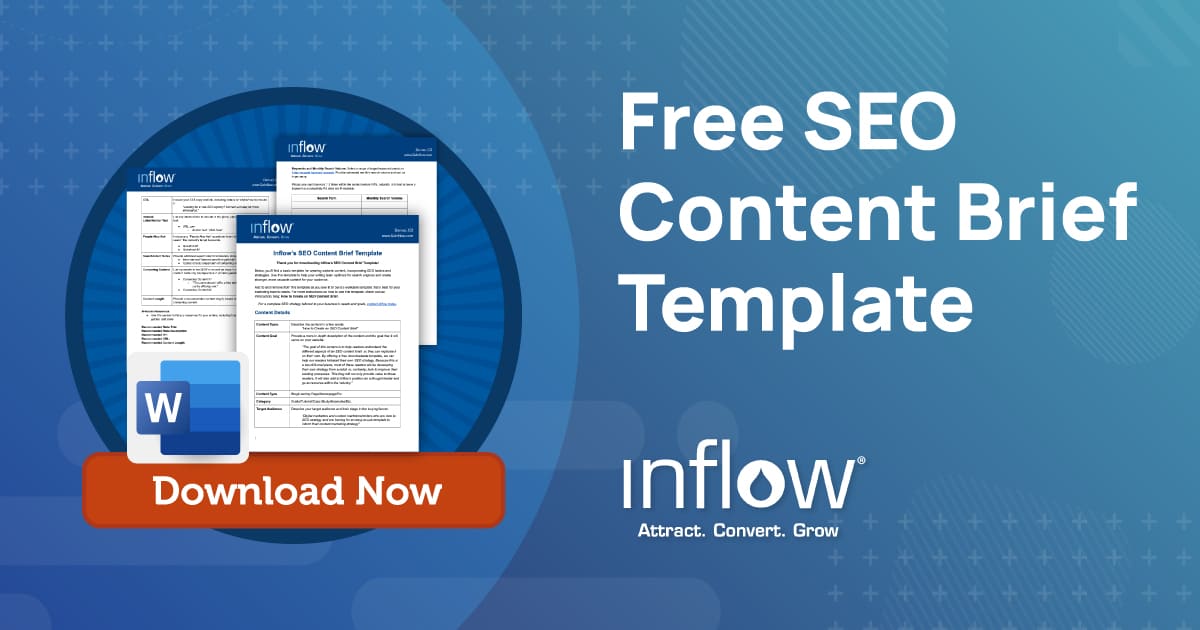 Free SEO Content Brief Template Inflow