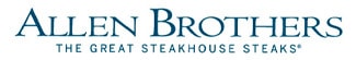 Logo: Allen Brothers. The Great Steakhouse Steaks.