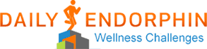 Logo: Daily Endorphin Wellness Challenges.