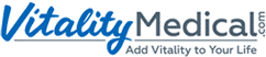 Logo: VitalityMedical.com. Add Vitality to Your Life.