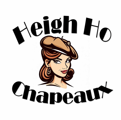 Heigh Ho Chapeaux. Illustration of a woman wearing a beret.